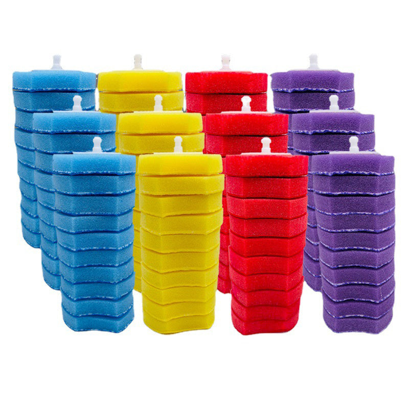 5 Pcs Disposable Toilet Brush Cleaning No Dead Space Household Bathroom Accessories Long Handle Cleaner Tool