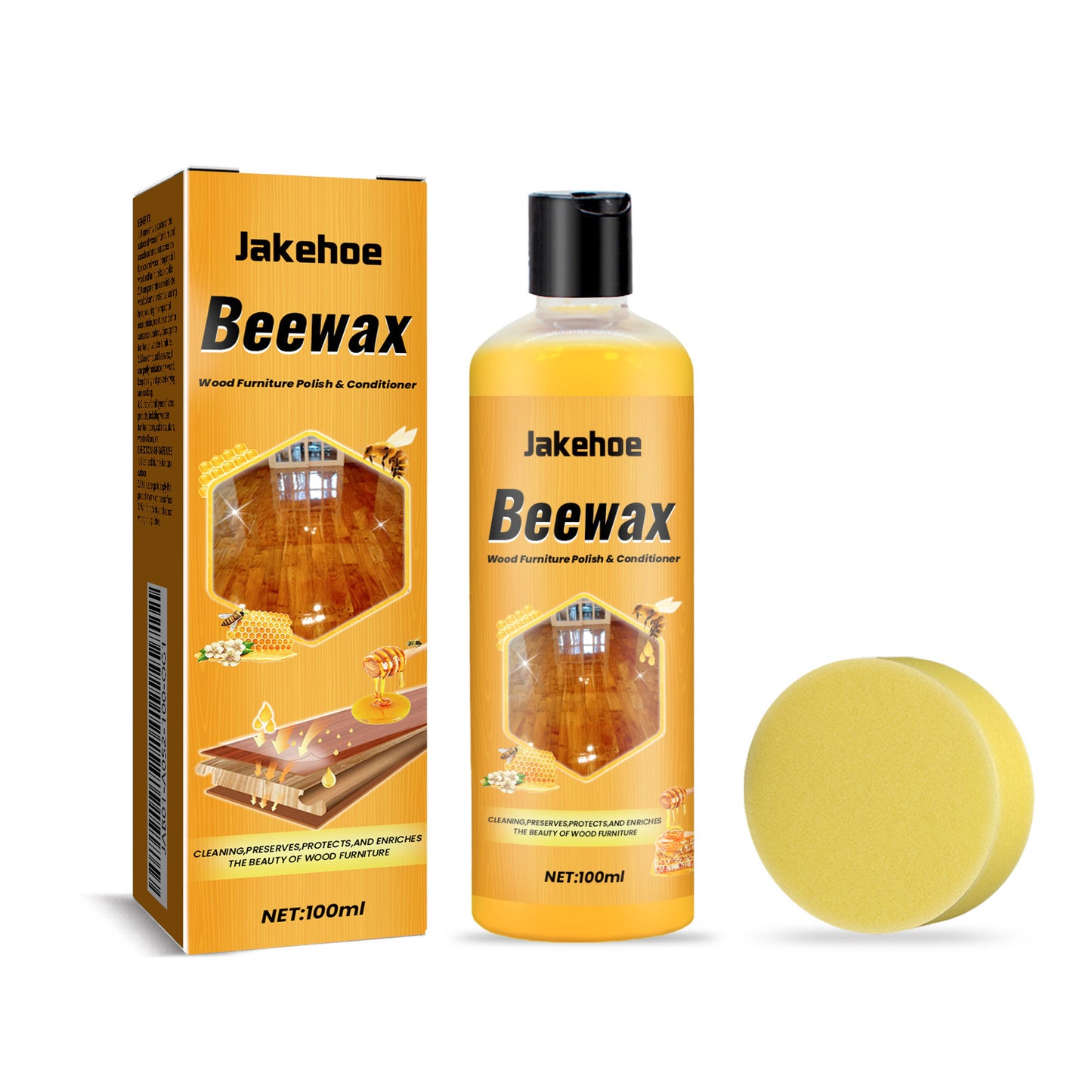 Household Wooden Floor Protection Cleaning Maintenance Wax Decontamination Dustproof Brightening Polishing Cleaner