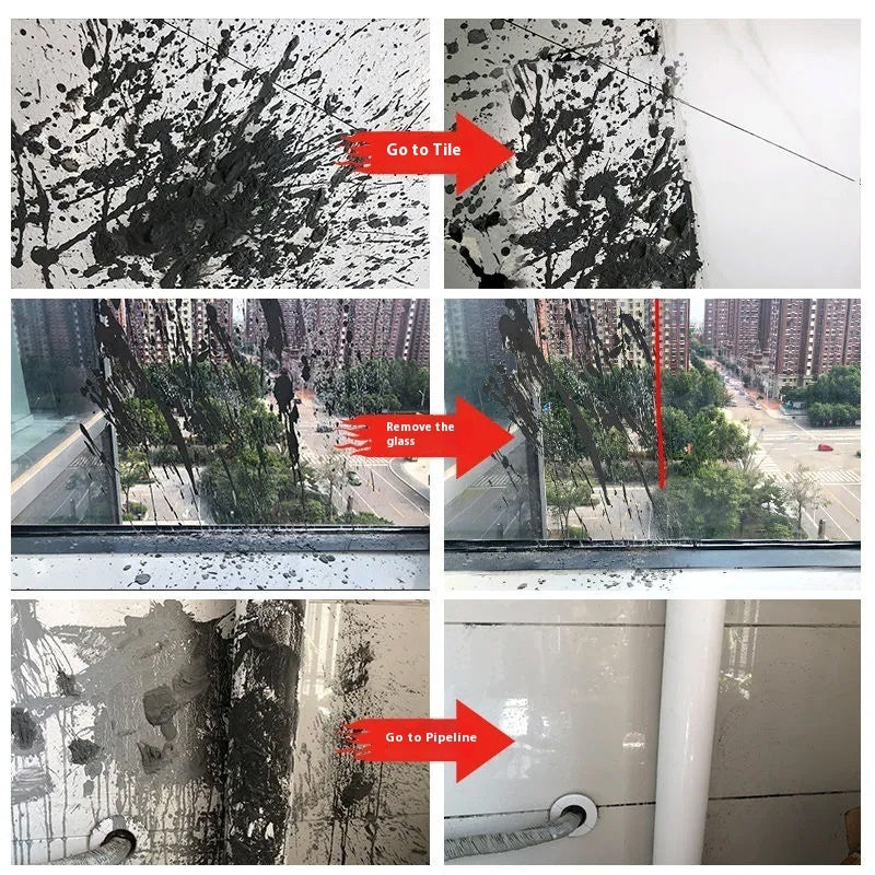 Cement Cleaner Dissolves Tile Floor Car Cement Killer